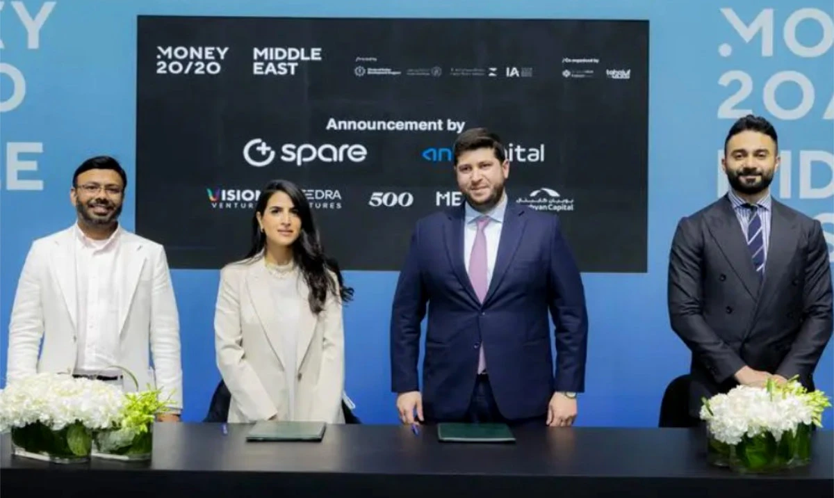 Riyadh-based Spare, an open banking infrastructure provider, raised $5 million in a pre-Series A funding round, led by anb Seed Fund. (Supplied)