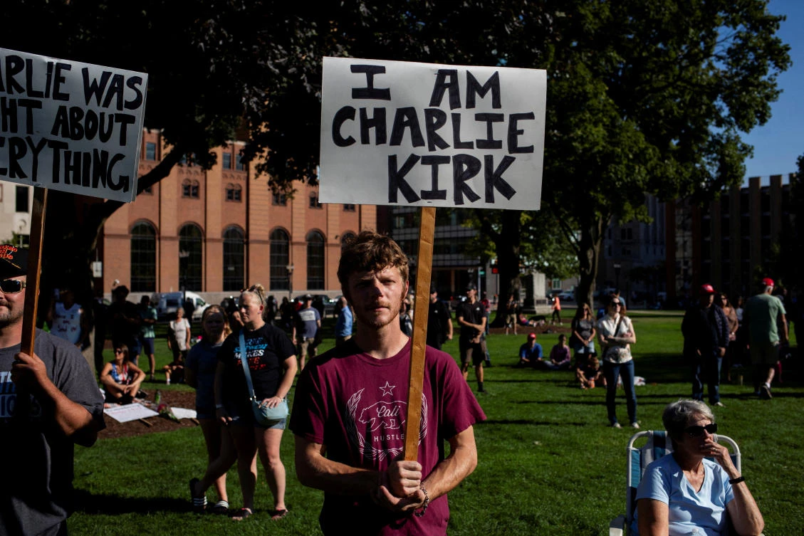 FILE PHOTO: Attendees gather during a rally hosted by the Michigan Republican Party to remember conservative activist Charlie Kirk, who was fatally shot during an event at Utah Valley University, in Lansing, Michigan, U.S., September 15, 2025. (Reuters)