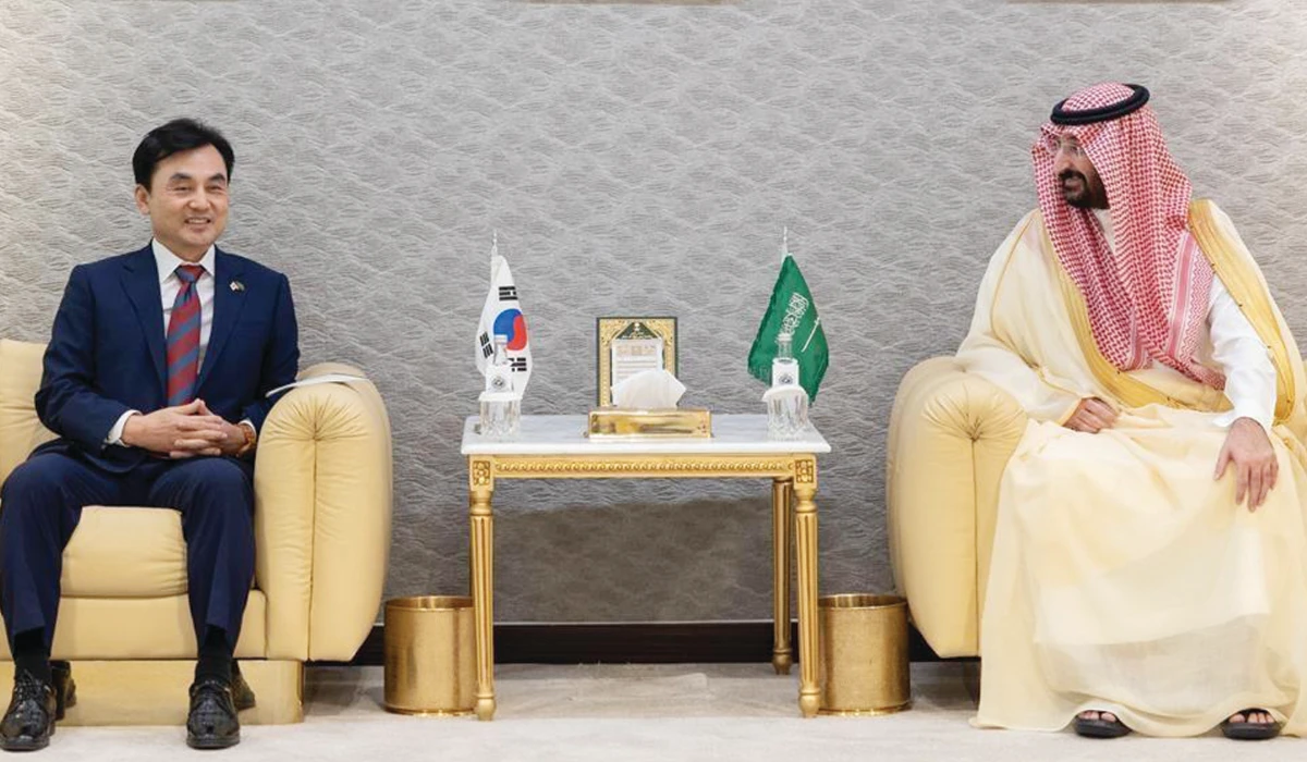 National Guard Minister receives Korea’s minister in Riyadh