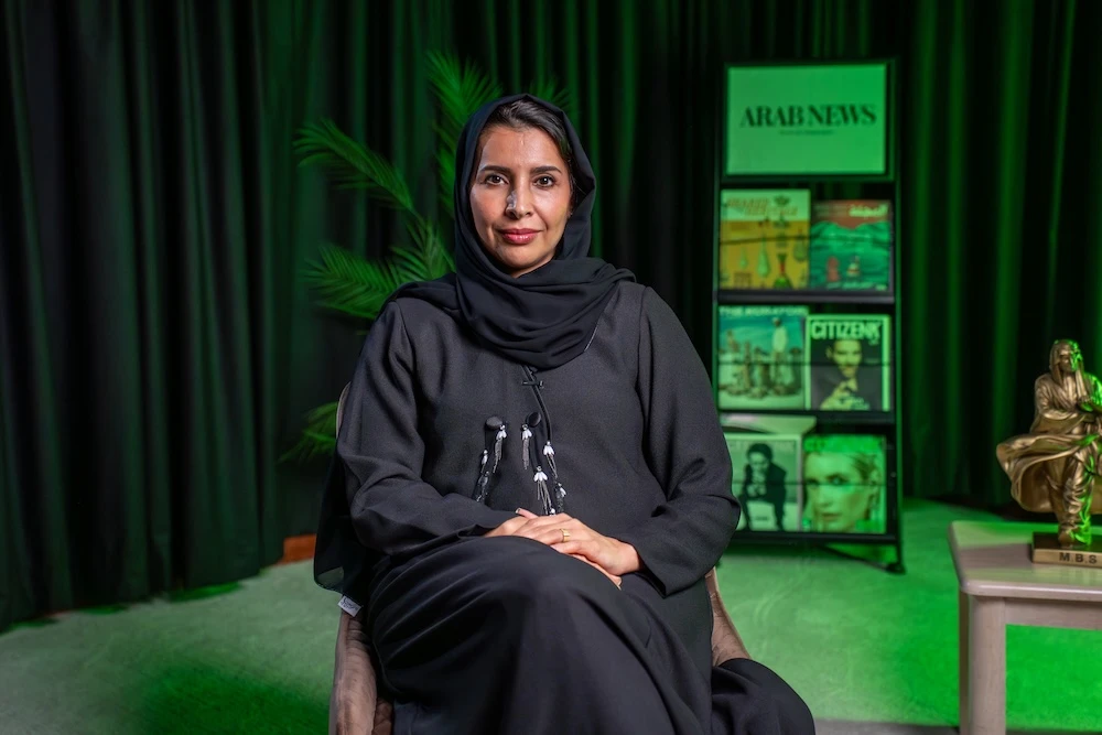 Dr. Dalia Alyahya, head of the handcraft sector at the Heritage Commission, at the Ministry of Culture and General Manager of the “Year of Handicrafts.” (Jaafar Saleh)