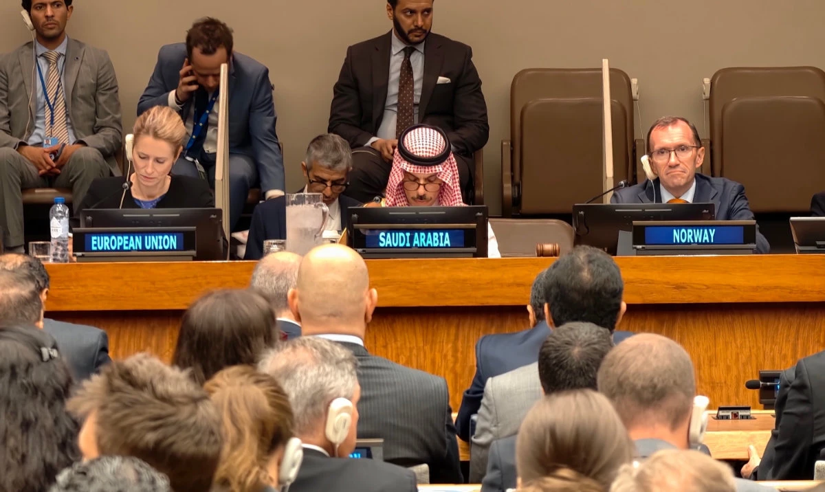 Saudi-led global Palestine peace effort rallies support at UN