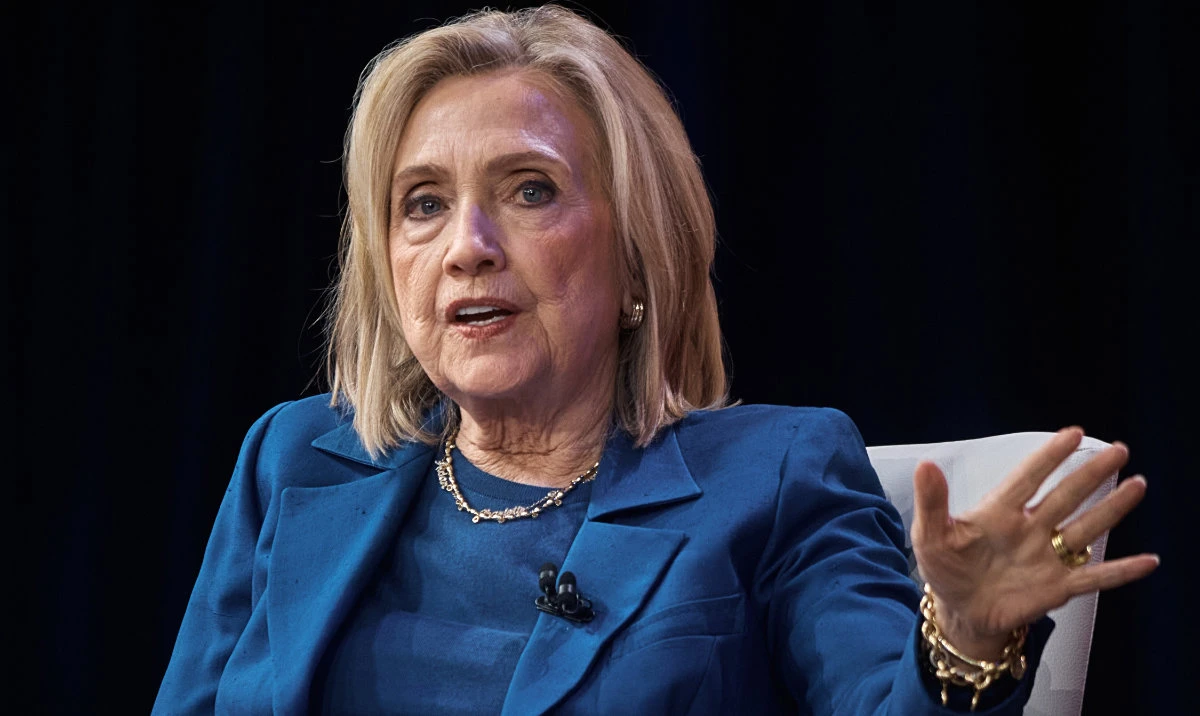 Former US Secretary of State Hillary Clinton speaks during the Clinton Global Initiative on Wednesday, Sept. 24, 2025, in New York. (AP)