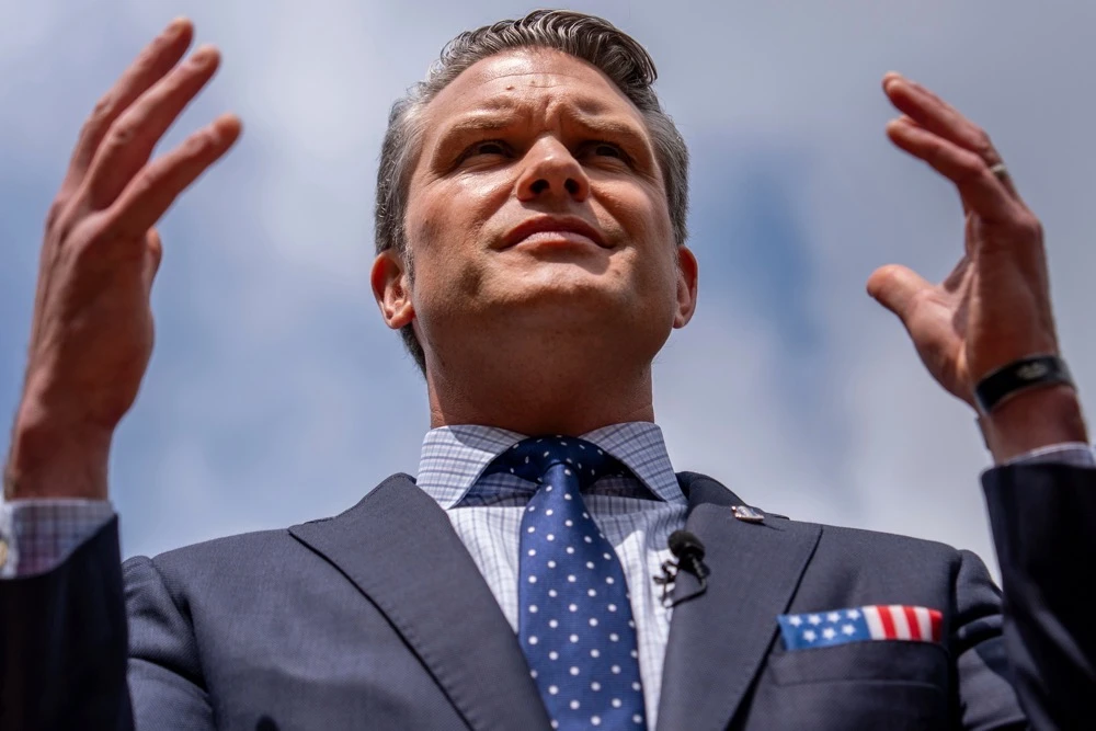US Secretary of Defense Pete Hegseth. (AP)