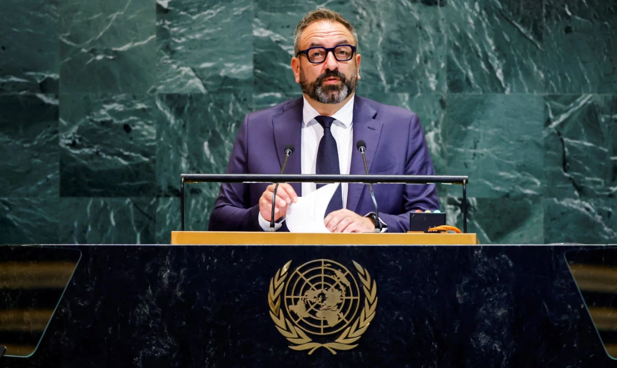 Applause as San Marino recognizes Palestine at UN General Assembly