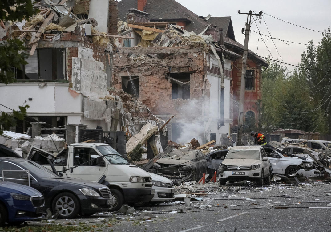 Russia has fired drones at Ukraine every single night since May 10, after a three-day “truce” announced by Vladimir Putin to coincide with a grand military parade in Moscow ended. (Reuters)