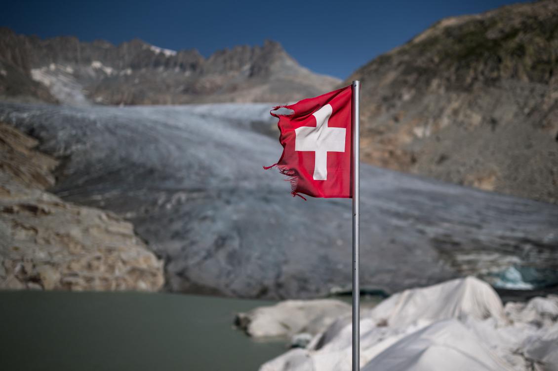 Swiss glaciers shrank 3% this year, the fourth-biggest retreat on record