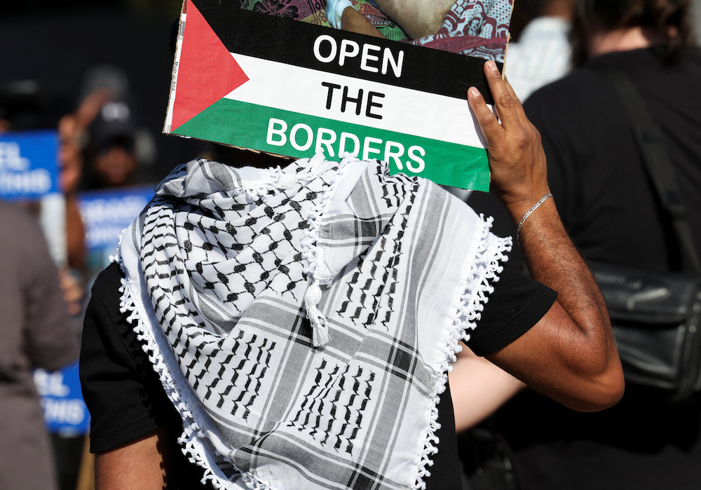 The activists — including environmentalist Greta Thunberg, Nelson Mandela’s grandson Mandla Mandela and a former Royal Air Force pilot — were part of the Global Sumud Flotilla, which Israel intercepted. (Reuters)