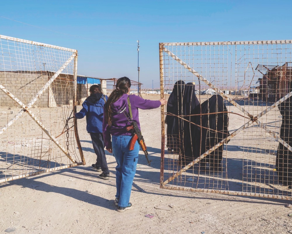 There are about 40 Australians – most of them children – held in detention camps in north Syria. (AP)