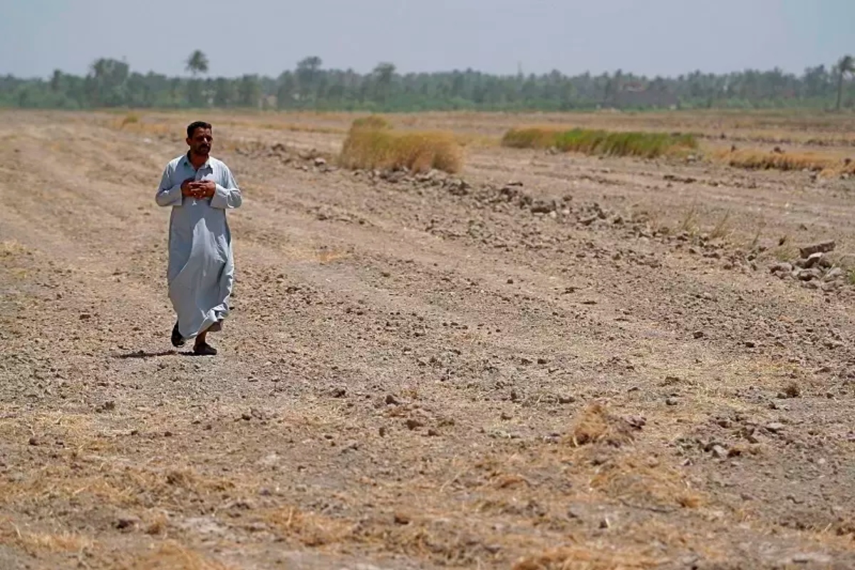 They called on the authorities to compensate them for their losses and distribute water for agriculture. (AP)