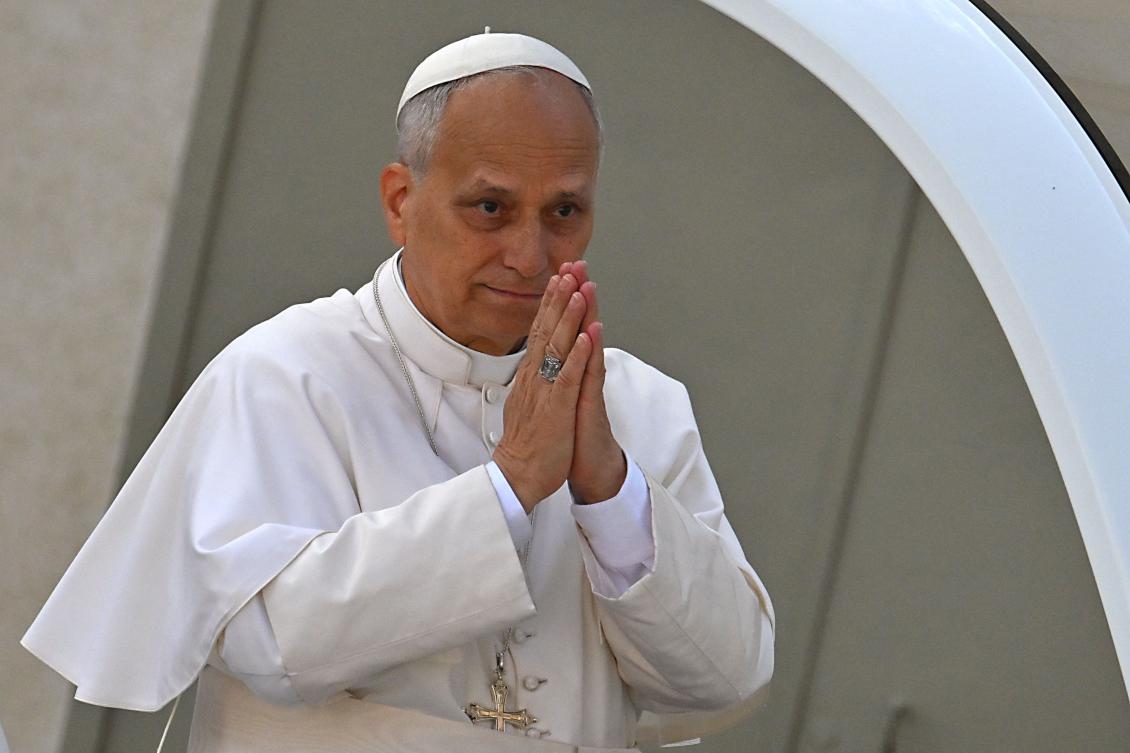 Pope Leo’s role in advocating for peace in Gaza, however, has become more stark since Israel struck the territory’s only Catholic church in July. (AFP)