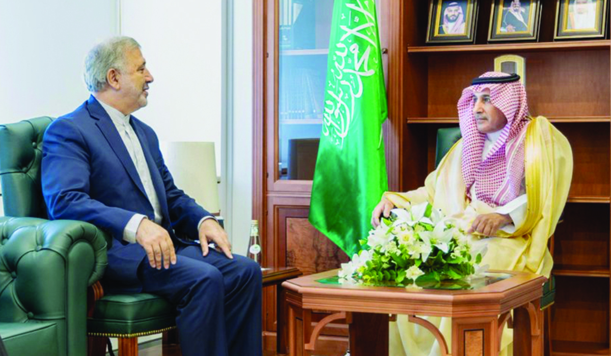 Deputy minister receives ambassador of Iran in Riyadh