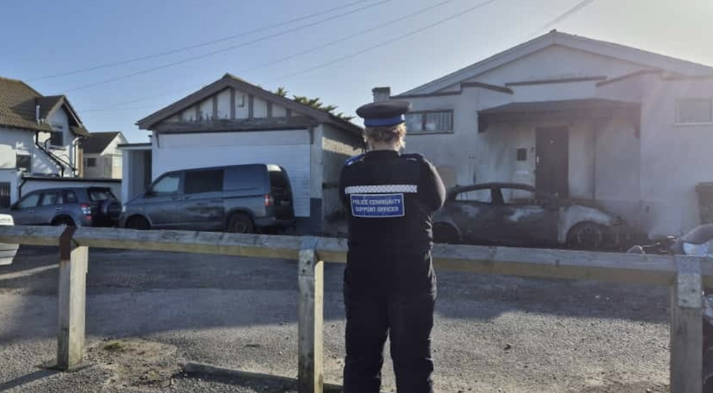 UK Prime Minister Keir Starmer on Monday condemned a suspected arson attack on a mosque in an English coastal town, which police were investigating as a hate crime. (Sussex Police)