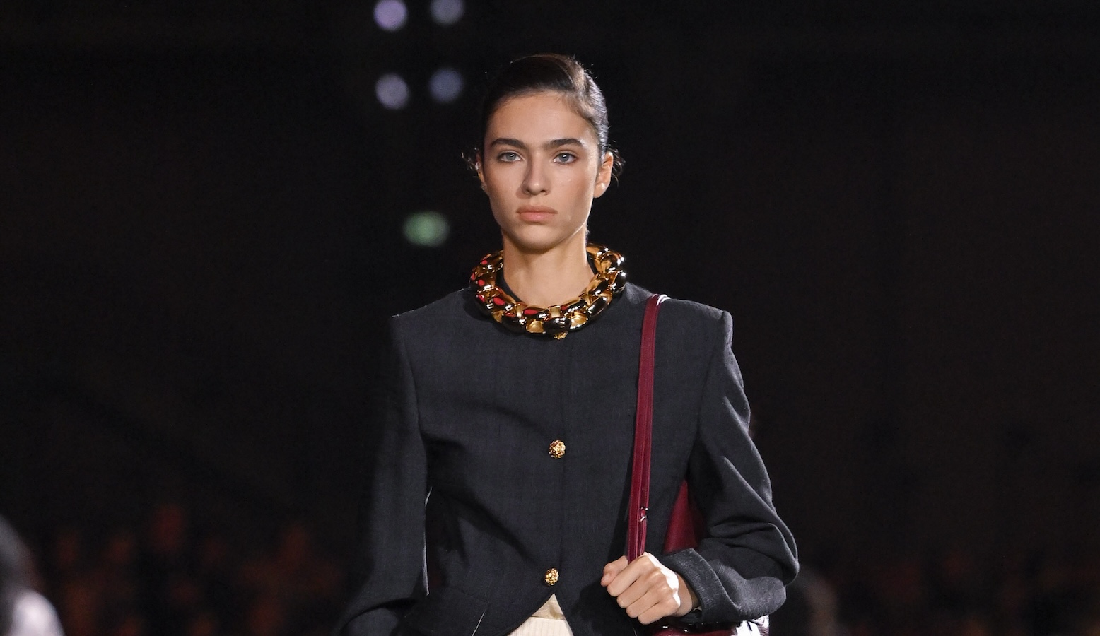 Loli Bahia walked the Chanel runway in Paris. (Getty Images)