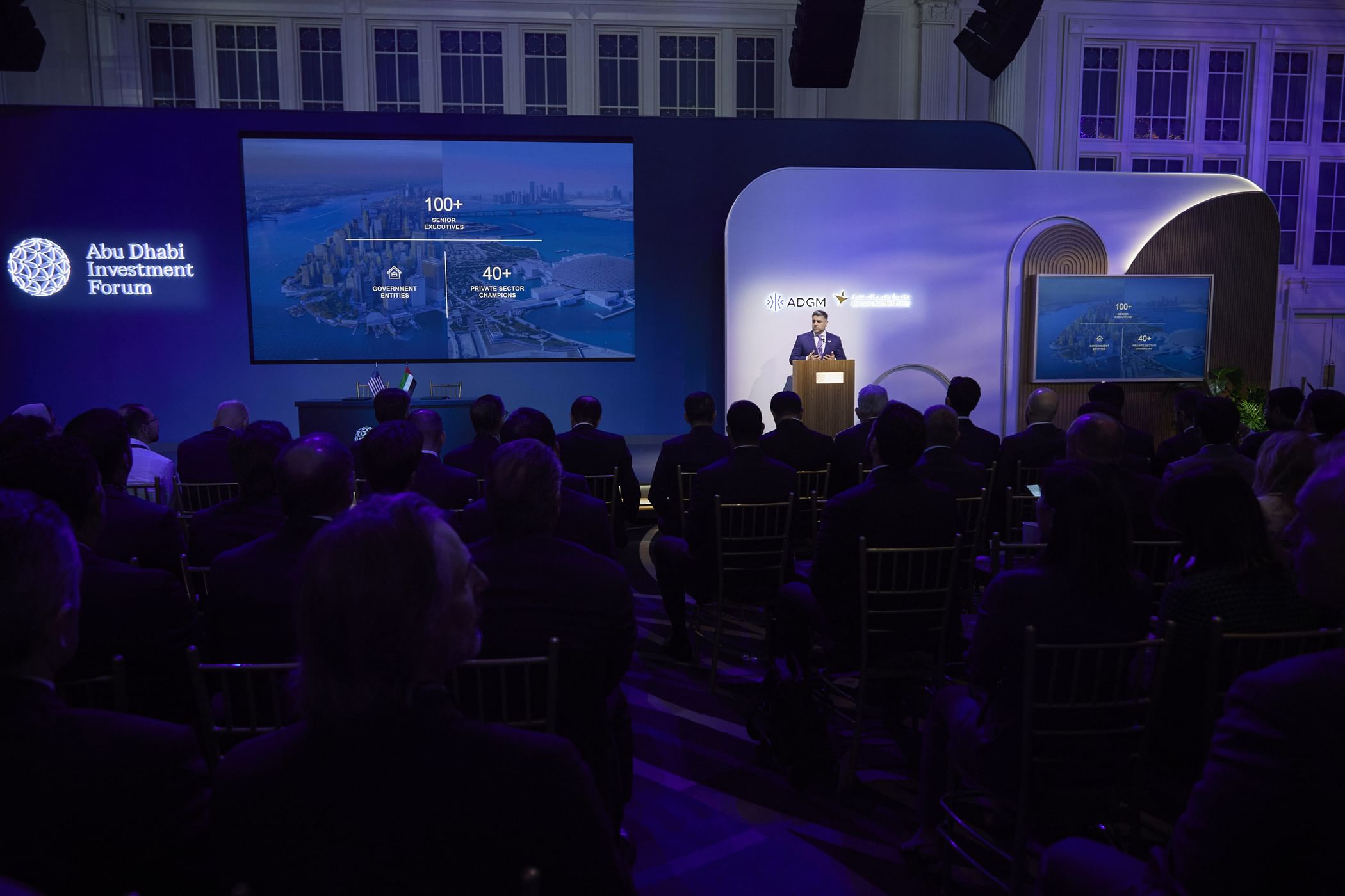 The Abu Dhabi Investment Forum was held in New York. WAM