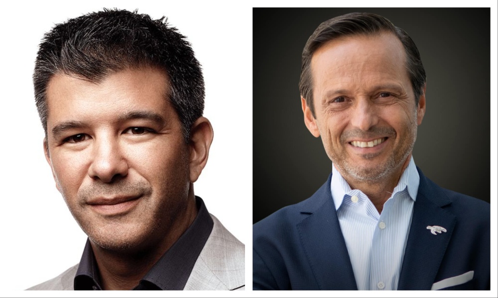 Royal approval has been issued to grant Saudi citizenship to American businessman Travis Kalanick (R) and Chief Executive Officer of Red Sea Global John Pagano. (Supplied)