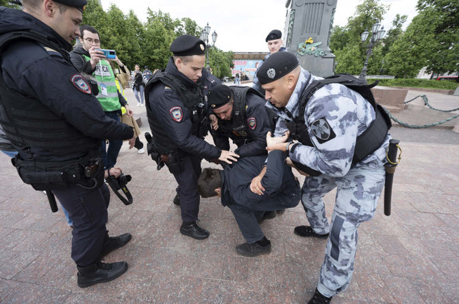 A Russian court has sentenced a Bulgarian-Russian dual national to three years in prison on charges of "justifying terrorism", Bulgaria's foreign ministry told AFP on Thursday. (AP/File)