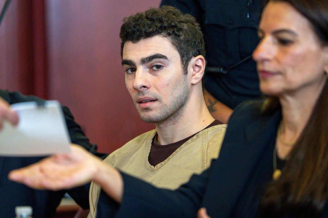 Luigi Mangione, accused of the murder of United Healthcare CEO Brian Thompson, attends a court hearing in New York City on September 16, 2025. (FILE/AFP)