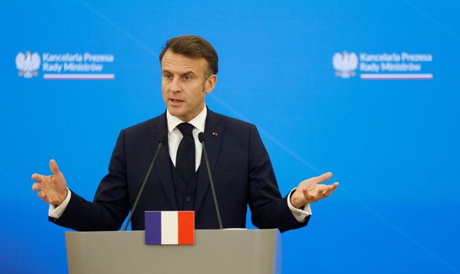 French President Emmanuel Macron will travel to Egypt on Monday to back the Gaza ceasefire deal brokered by the United States, and to discuss implementation of its next phases, the Elysee Palace said. (AFP/File)