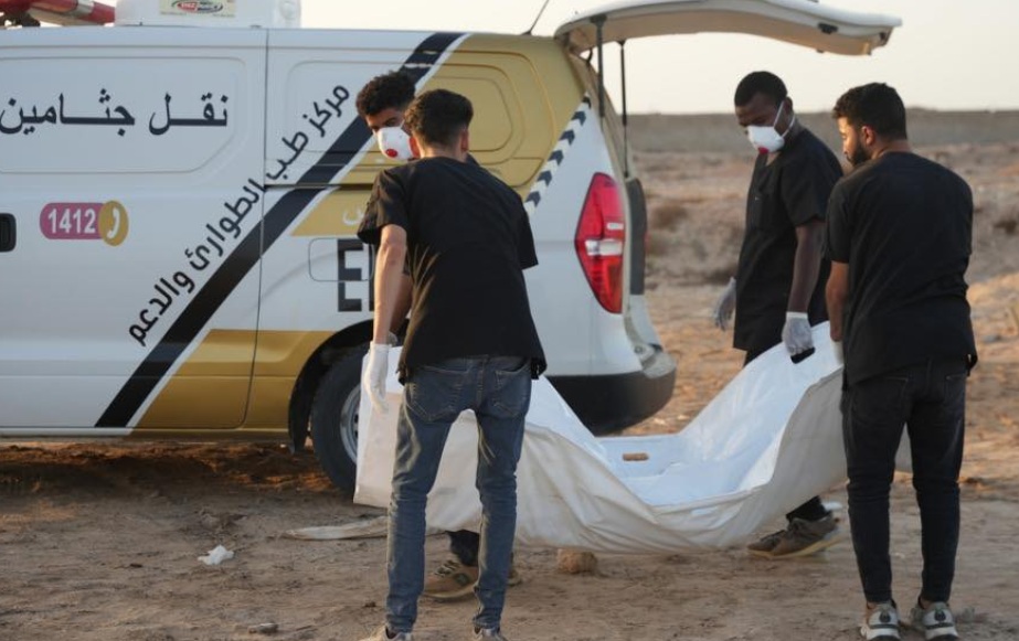 At least 61 bodies of migrants have been recovered over the past two weeks on the coast west of the Libyan capital Tripoli, a medical center said in a statement on Saturday. (X/@Lyobserver)