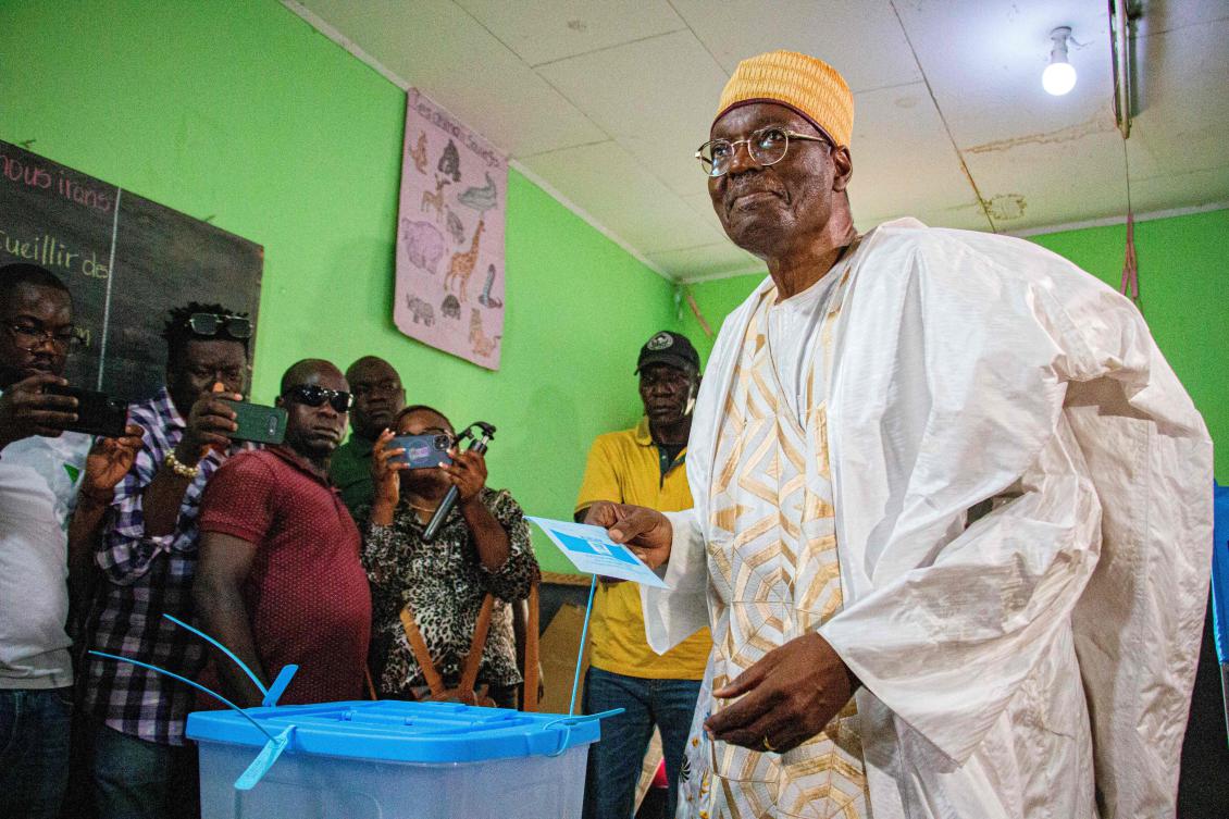 Above, Cameroon opposition figure Issa Tchiroma Bakary casts his ballot on Oct. 12, 2025. Tchiroma urged the government to ‘accept the truth of the ballot box’ after claiming election victory. (AFP)