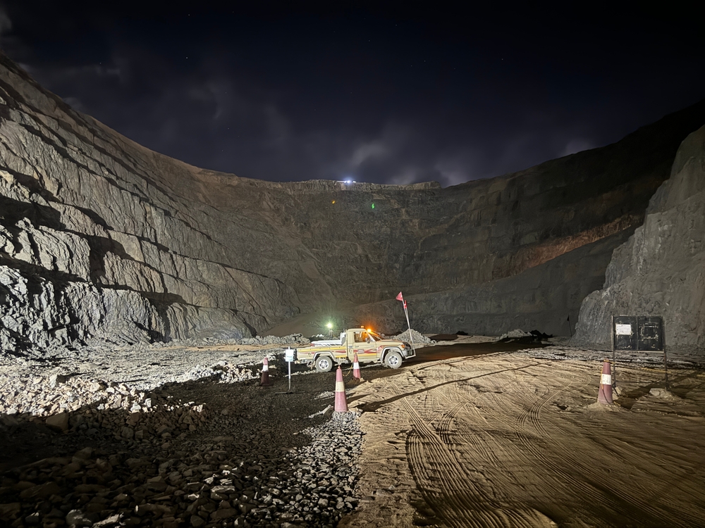 Open pit gold mines in Saudi Arabia in July 2024. Shutterstock