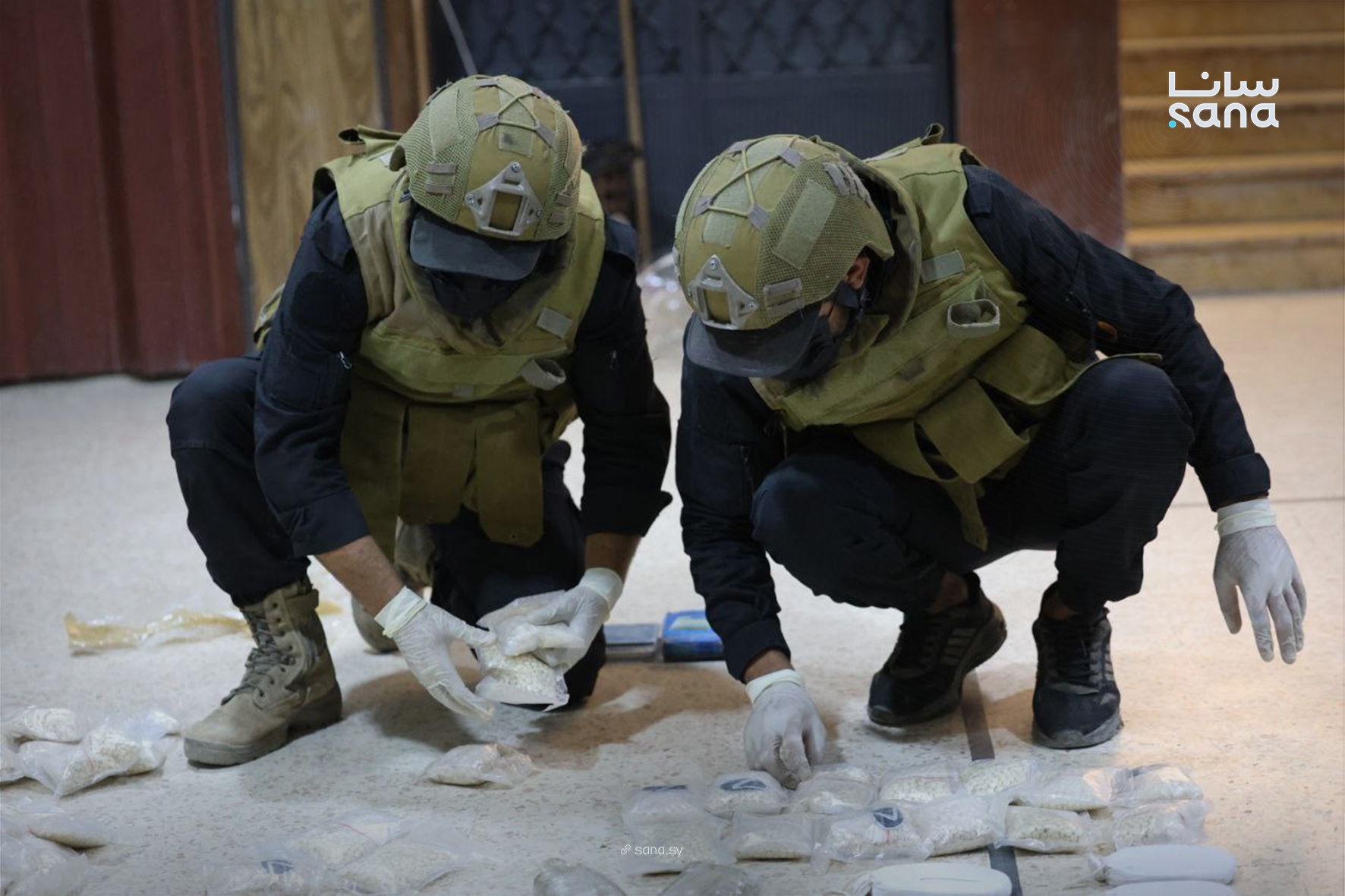 5 suspects arrested following large captagon seizure in Syria’s Aleppo