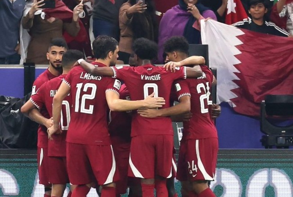 Qatar beat the United Arab Emirates 2-1 on Tuesday to book their spot in the 2026 World Cup. (X/@BabaGol_)