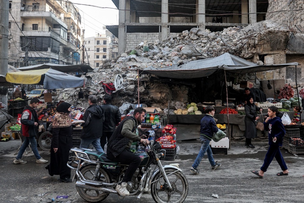 With inflation soaring and incomes collapsing, most Syrians now struggle to afford basic needs. (AFP/File)