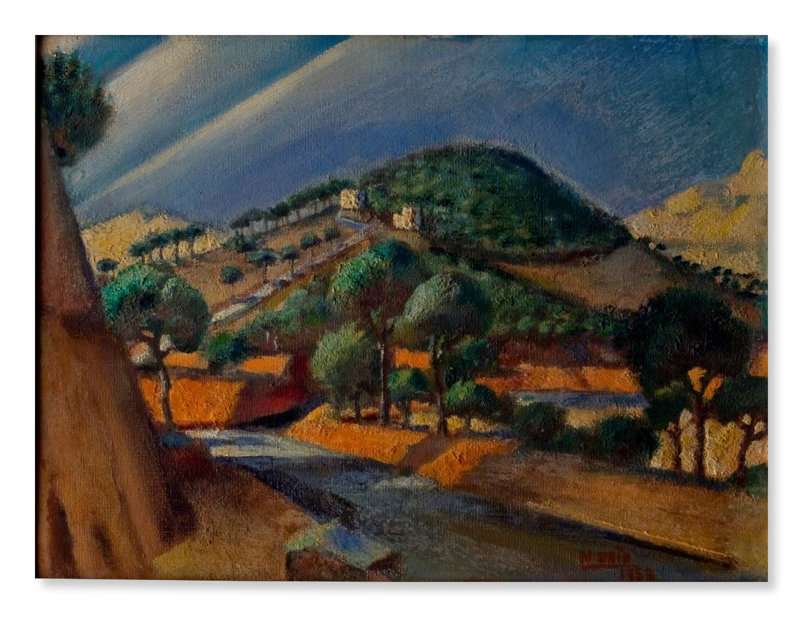 Alexandrian painter Mahmoud Said’s ‘Mekarzel Hill.’ Supplied