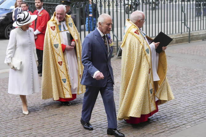 The Catholic Church and Church of England, divided for centuries over issues that now include the ordination of female priests, will take a historic step on the path to unity next week when Britain’s King Charles III and Pope Leo XIV pray together in the Sistine Chapel, officials said Friday. (AP/File)
