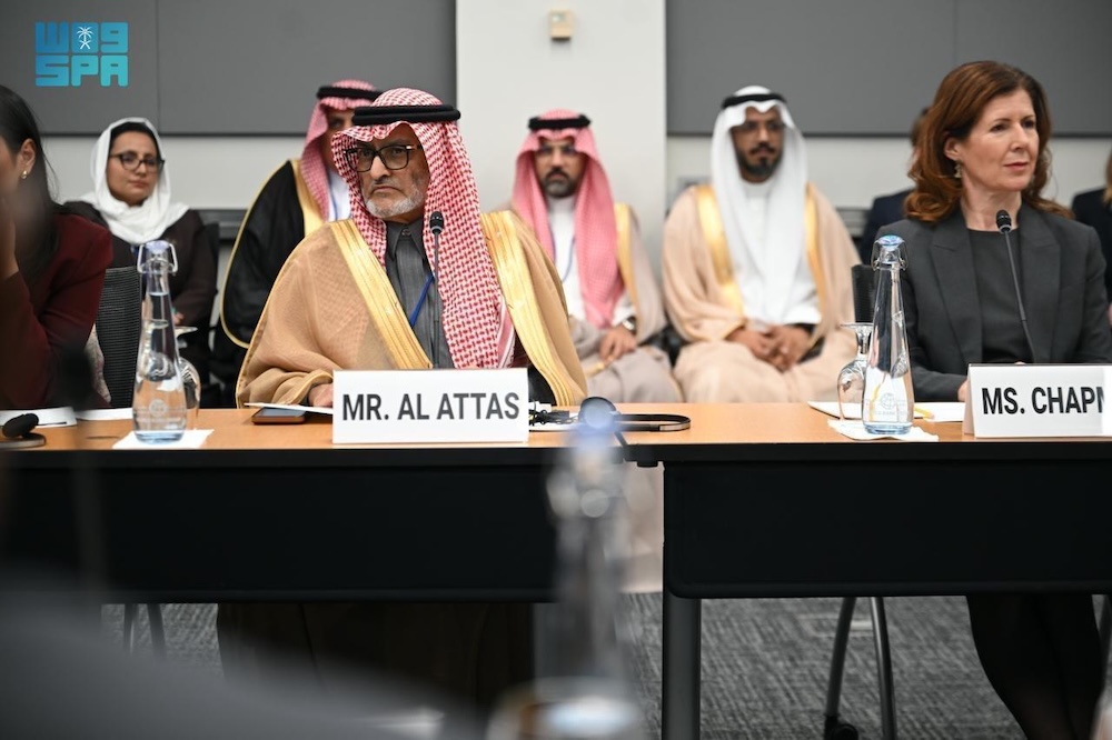 The Saudi delegation was led by the program’s assistant supervisor-general, Hassan Al-Attas. (SPA)