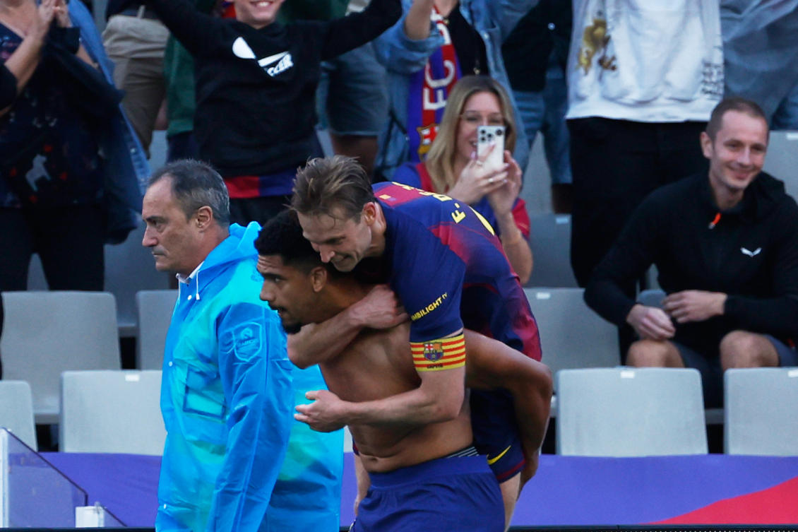 Substitute Araujo nets late winner as Barcelona edge Girona 2-1