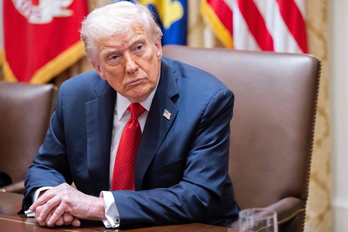 US President Donald Trump said Monday that he would give Hamas a chance to honor the Gaza truce deal with Israel, but warned the group would be “eradicated” if it fails to do so. (AFP)
