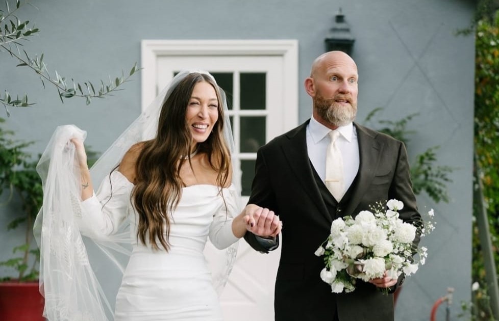 Alana Hadid, model and creative director of Watermelon Pictures, a production company highlighting Palestinian stories, and older half-sister to supermodels Gigi and Bella Hadid, has tied the knot with Ross Williams. (Instagram)