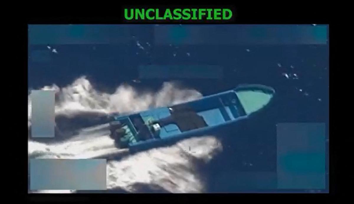 A new US strike on an alleged drug-smuggling boat killed two people, Defense Secretary Pete Hegseth said Wednesday, announcing the first such attack on a vessel operating in the Pacific Ocean. (AFP)
