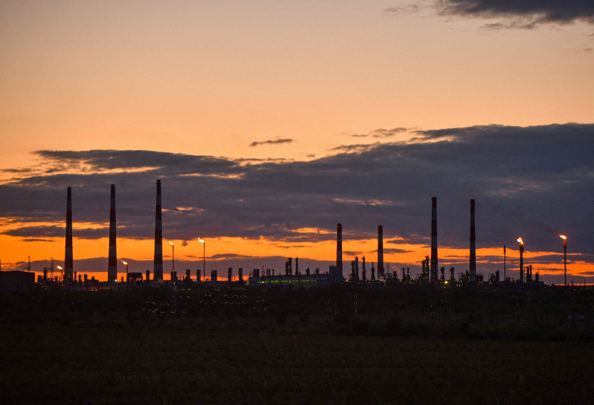 A view shows the Orenburg gas processing plant of Gazprom in the Orenburg Region, Russia, on September 1, 2023. (REUTERS/File Photo)