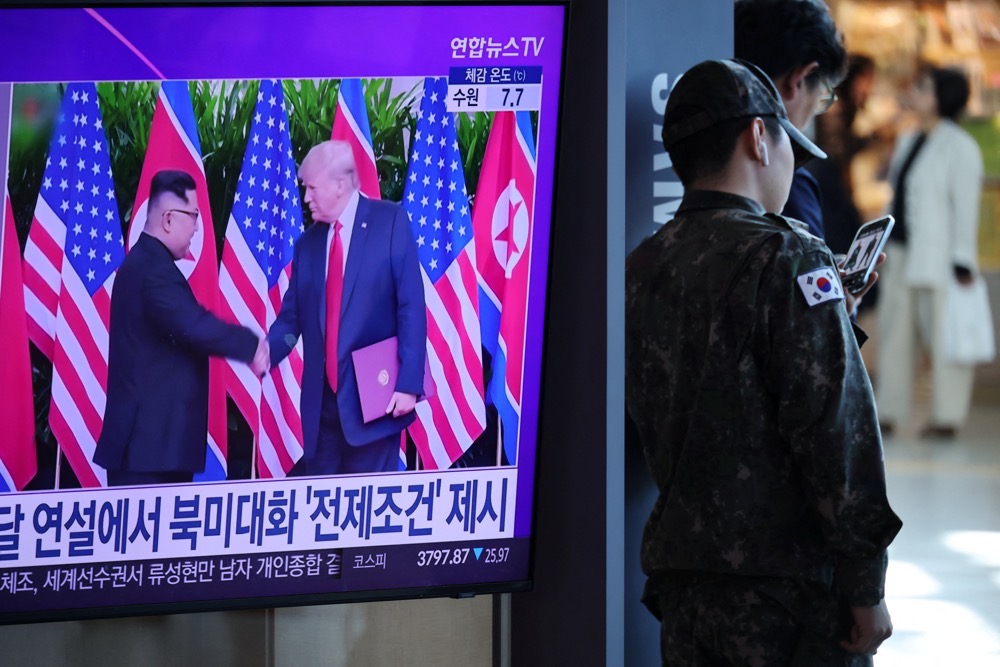 North Korean leader Kim Jong Un was not reported to have attended the launch. (Reuters)