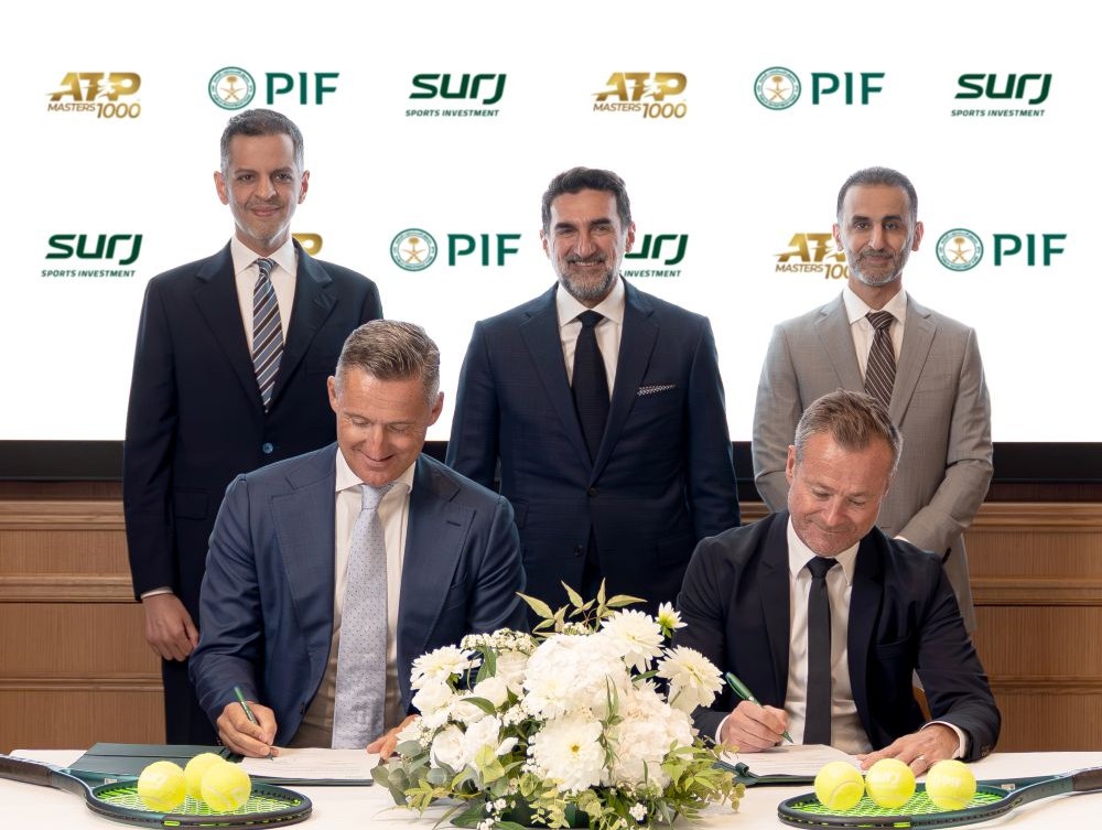 PIF’s SURJ Sports Investment partners with ATP in first ever expansion of the Masters 1000 category in ATP Tour’s 35-year history