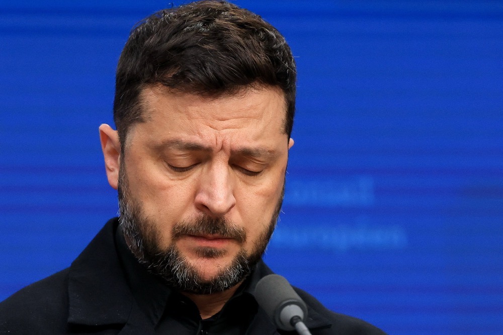 Volodymyr Zelensky. (Reuters)