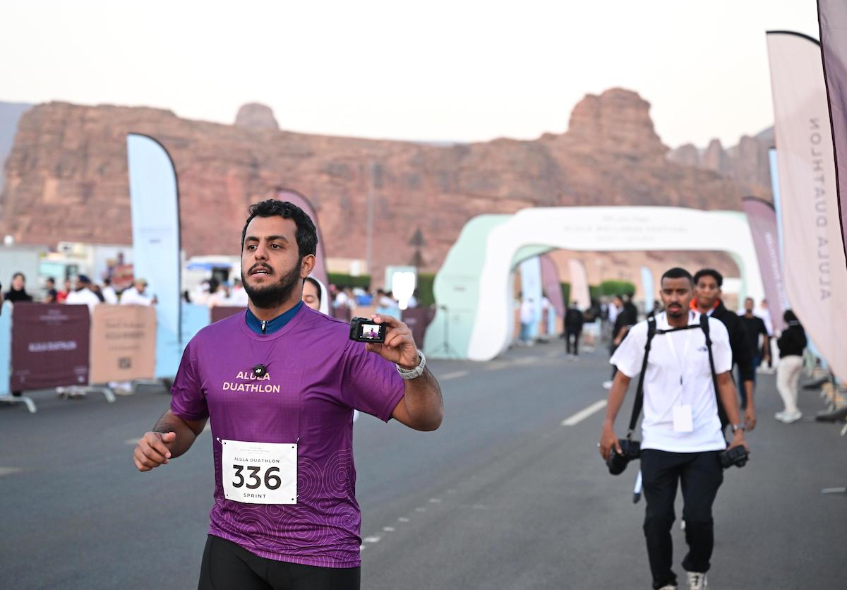Fifth AlUla Wellness Festival begins with duathlon race