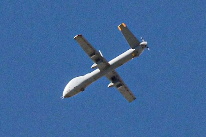 Israel carried out the attack with a missile fired from a drone, Lebanese media reported. (AFP/File)