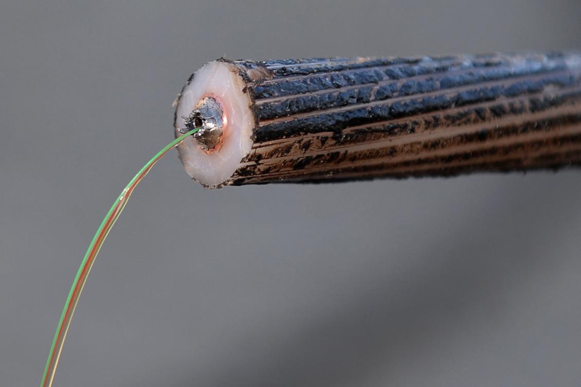 The submarine cable system is intended to connect 12 countries across North Africa and southern Europe. (FILE/AFP)