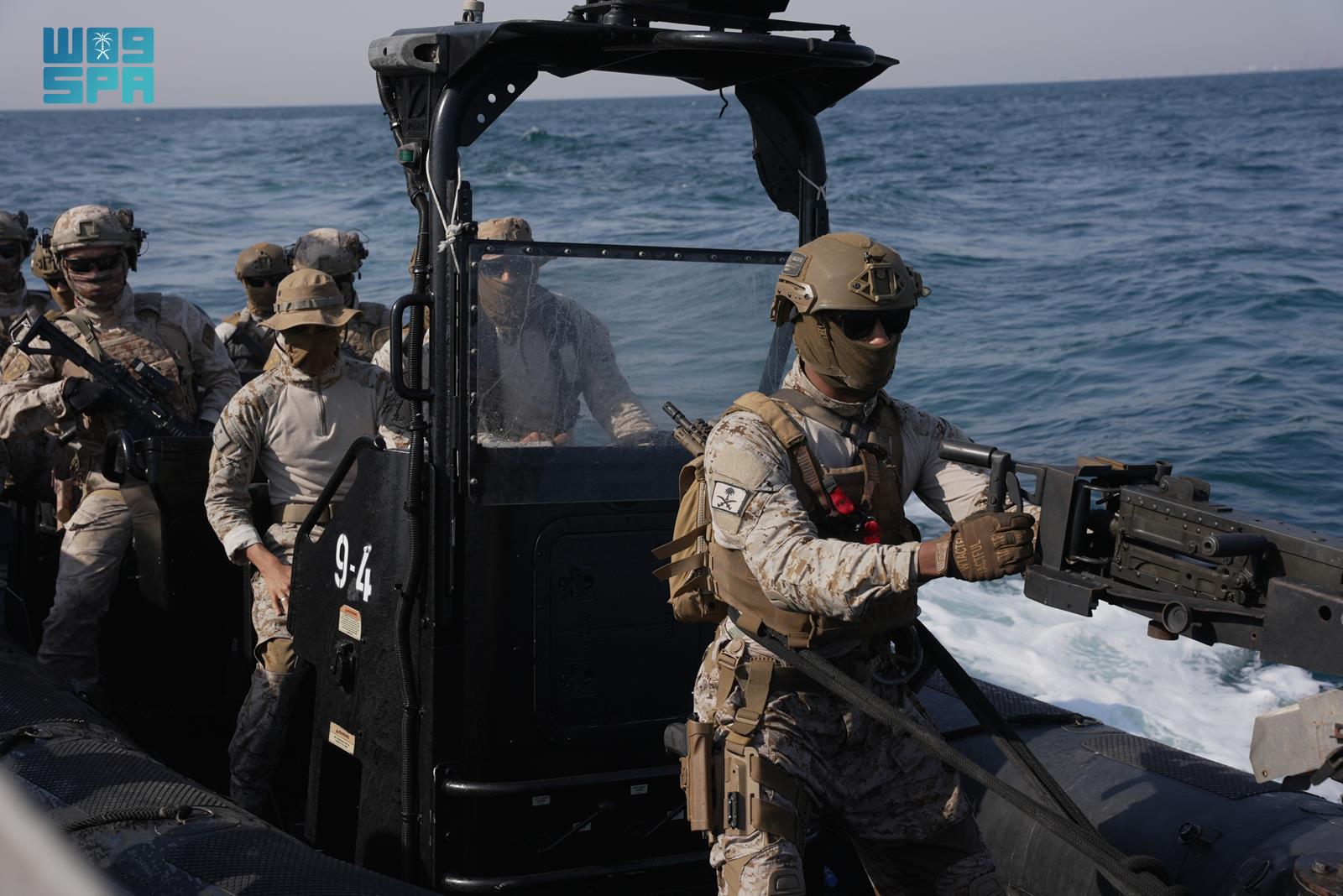 The joint naval exercise Blue Sword-4, which has been conducted by the Royal Saudi Naval Forces and China, has concluded in Jubail. (SPA)