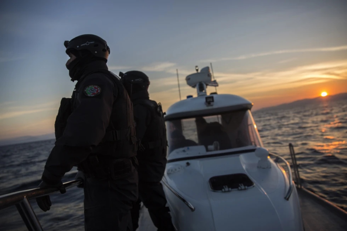 The operation involves two vessels, a helicopter, and a land-based Coast Guard unit, it added. (AP)