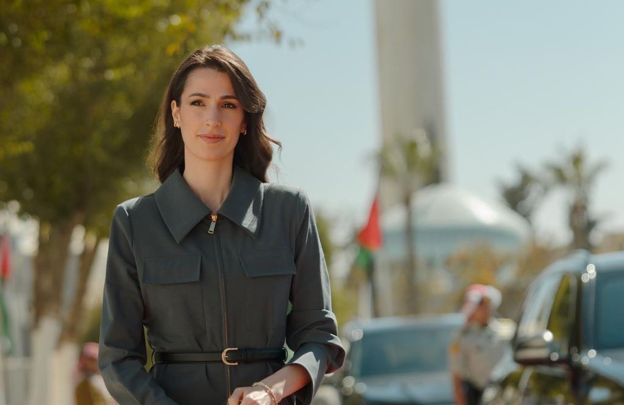 Princess Rajwa had her daughter on her mind at the inauguration of Jordan’s 20th parliament’s second ordinary session led by King Abdullah on Sunday. (Instagram)