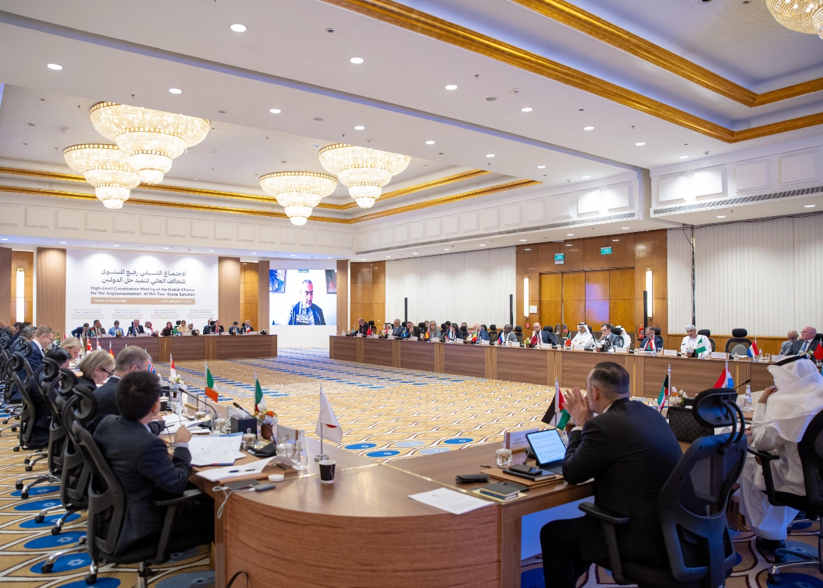 Held in partnership with the European Union and Norway, as co-chairs, representatives from countries, regional and international organizations were also in attendance. (KSA MOFA)