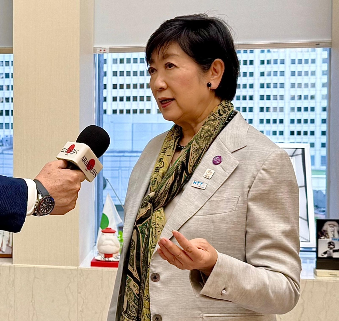 Koike's tour began on Oct. 26 and she will head back to Tokyo on Nov. 3. (ANJ)