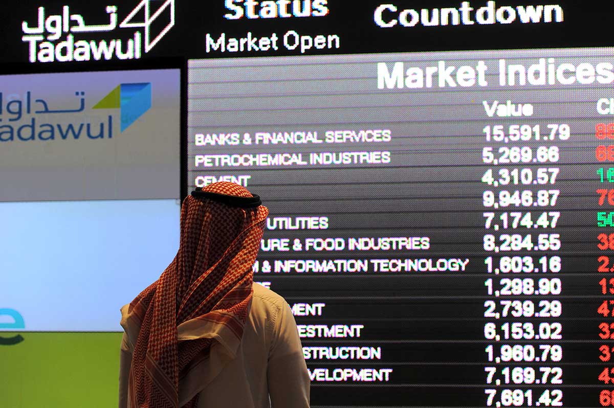 Total trading turnover of the benchmark index was SR5.35 billion ($1.42 billion), as 100 stocks advanced and 150 retreated. AFP/File