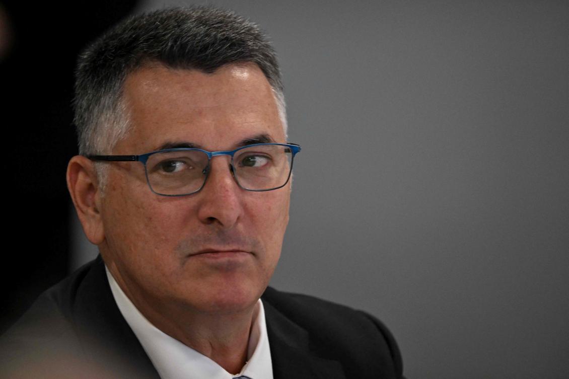 Israeli Foreign Minister Gideon Saar disnissed Turkiye's participation in a Gaza peace force during a visit to Hungary on Monday. (AFP)