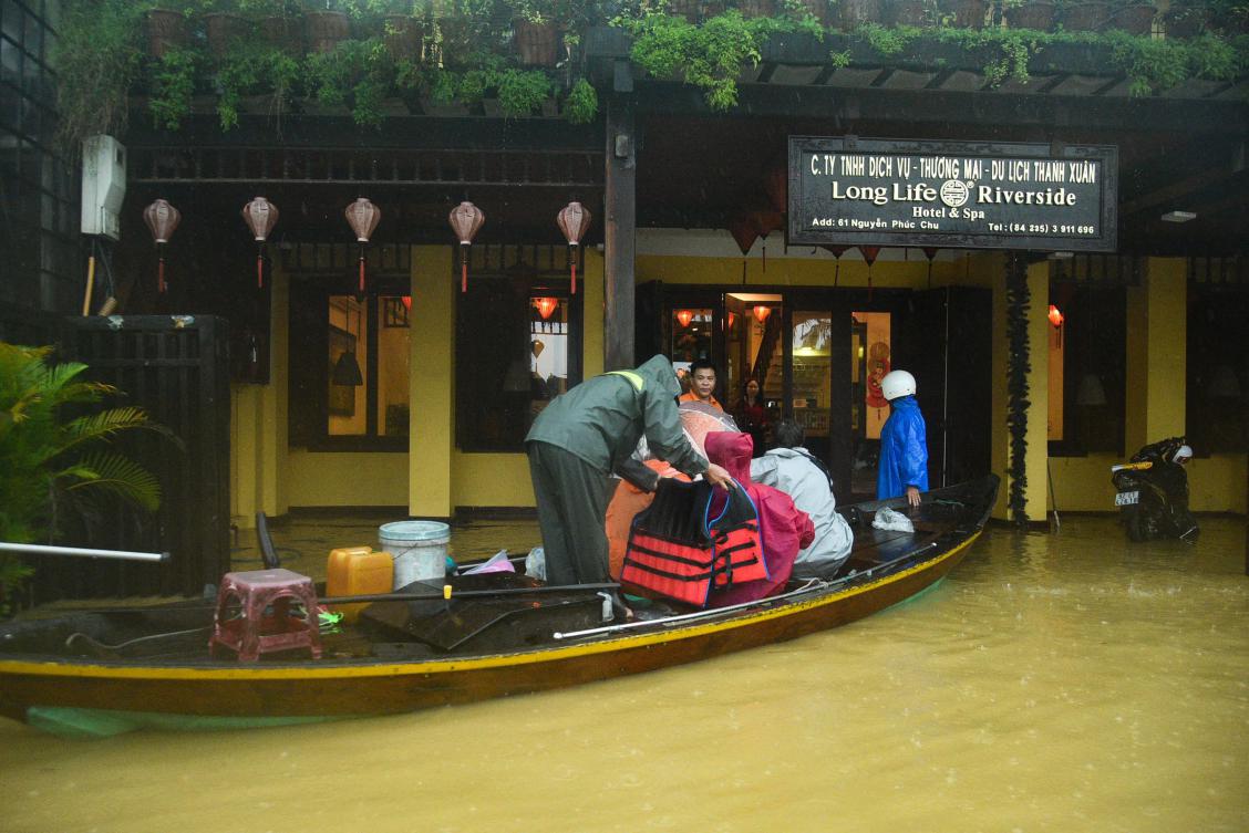 Heavy rainfall has inundated Vietnam’s central coastal region since the weekend. (AFP)